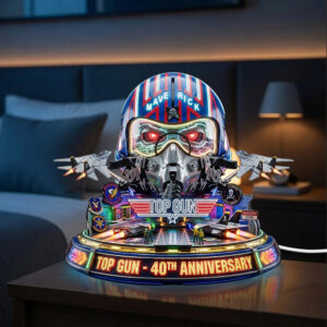 Top Gun 40th Anniversary Custom Shape Acrylic Light Box - TMTHU6629