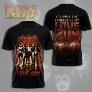 KISS Lovegun 50th Anniversary 3D Apparel - TMTHU7089