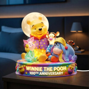 Winnie-the-Pooh 100th Anniversary Custom Shape Acrylic Light Box - TMTHU6693