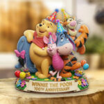 Winnie-the-Pooh 100th Anniversary Custom Shape Acrylic Plaque – TMTHU7007
