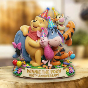 Winnie-the-Pooh 100th Anniversary Custom Shape Acrylic Plaque - TMTHU7007