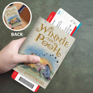Winnie-the-Pooh 100th Anniversary Leather Passport Cover - TMTHU6250