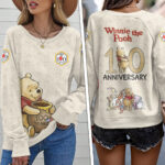 Winnie-the-Pooh 100th Anniversary Round Neck Raglan Sleeve Sweatshirt – TMTHU6933