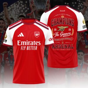Arsenal FC Premier League Champions 25/26 3D Apparel - HOATT19929