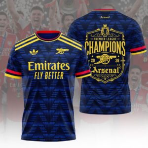 Arsenal FC Premier League Champions 25/26 3D Apparel - HOATT19928