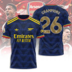 Arsenal FC Premier League Champions 25/26 3D Apparel – TANTN24494