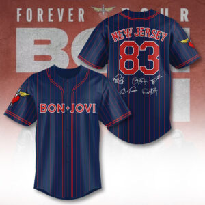 Bon Jovi Baseball Jersey - TANTN24194