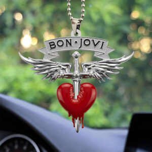 Bon Jovi Custom shape 2-sided Acrylic Car Ornament - TANTN24242