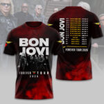 Bon Jovi Forever Tour 2026 3D Apparel – HOATT19349