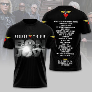 Bon Jovi Forever Tour 2026 3D Apparel - HOATT19401