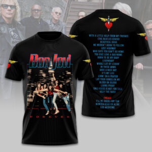 Bon Jovi Forever Tour 2026 3D Apparel - HOATT19402