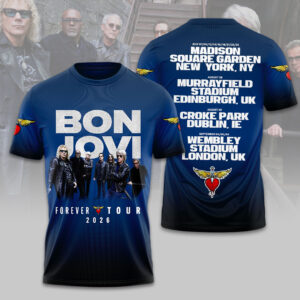 Bon Jovi Forever Tour 2026 3D Apparel - HOATT19403