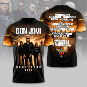Bon Jovi Forever Tour 2026 3D Apparel - HOATT19404