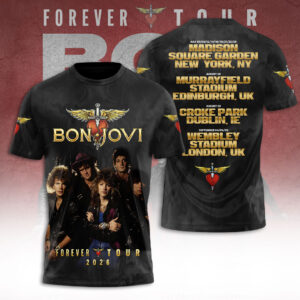 Bon Jovi Tour 2026 3D Apparel - TANTN24438