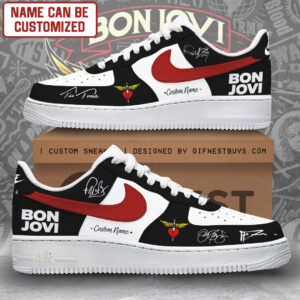 Personalized Bon Jovi AF1 Sneaker – TANTN24191