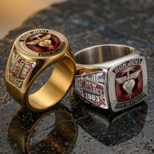Bon Jovi 3D Engraved Ring - TANTN23921