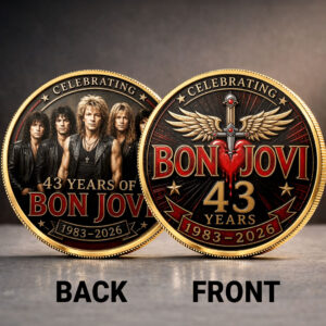 Bon Jovi 43 Years Anniversary Commemorative Coin - TANTN24539