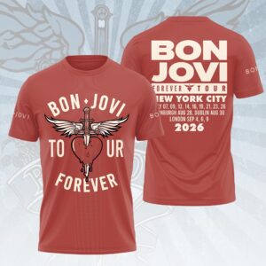 Bon Jovi Forever Tour 2026 3D Apparel - HOATT19346