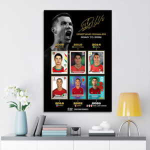 Cristiano Ronaldo Rectangle Canvas With Inner Frame - TANTN24173