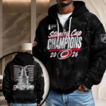 Carolina Hurricanes 2026 Stanley Cup Champions 3D Unisex Waffle Hoodie – HOATT19236