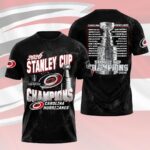 Carolina Hurricanes 2026 Stanley Cup Champions 3D Apparel – HOATT19237