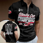 Carolina Hurricanes 2026 Stanley Cup Champions Zip Polo Shirt – HOATT19239