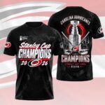 Carolina Hurricanes 2026 Stanley Cup Champions 3D Apparel – HOATT19353