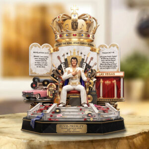Elvis Presley Custom Shape Acrylic Plaque - TMTHU7256
