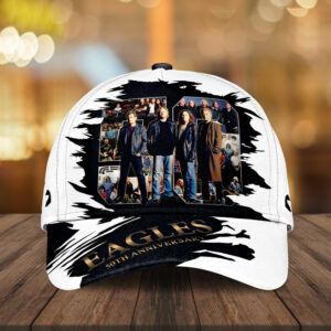 Eagles Band Their Greatest Hits 50th Anniversary Classic Cap - GNE7662