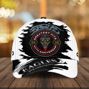 Eagles Band Their Greatest Hits 50th Anniversary Classic Cap - GNE7664