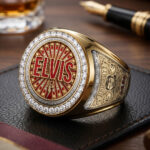 Elvis Presley 3D Engraved Ring – TMTHU7327