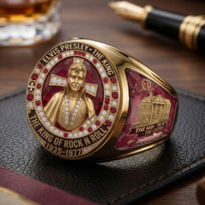 Elvis Presley 3D Engraved Ring - TMTHU7331