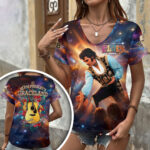 Elvis Presley 3D Women’s V-Neck T-Shirt – HOATT19548