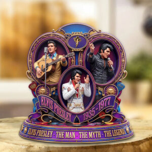 Elvis Presley Custom Shape Acrylic Plaque - TMTHU7296