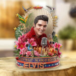 Elvis Presley Custom Shape Acrylic Plaque – TMTHU7336