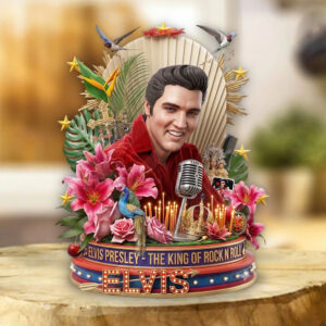 Elvis Presley Custom Shape Acrylic Plaque - TMTHU7336