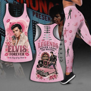 Elvis Presley Hollow Tank Top Leggings - TMTHU7787