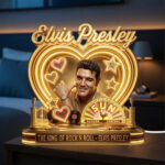 Elvis Presley Custom Shape Acrylic Light Box – TMTHU7295