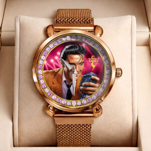 Elvis Presley Mesh Strap Quartz Watch - HOATT19344