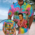 Elvis Presley Short Sleeve Button-Down Shirt – TMTHU7368