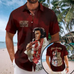 Elvis Presley Short Sleeve Button-Down Shirt – TMTHU7563