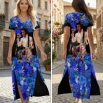 Elvis Presley Short Sleeve Maxi Dress – HOATT19418