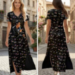 Elvis Presley Short Sleeve Maxi Dress – HOATT19419