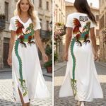 Elvis Presley Short Sleeve Maxi Dress – HOATT19480
