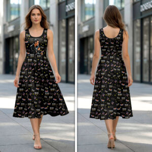 Elvis Presley Sleeveless Knee-Length Dress - HOATT19702