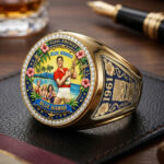 Elvis Presley 3D Engraved Ring – TMTHU7196