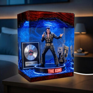 Elvis Presley Custom Shape Acrylic Light Box - TANTN24405