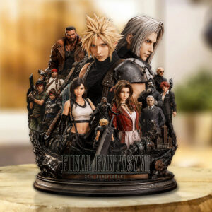 Final Fantasy VII 30th Anniversary Custom Shape Acrylic Plaque - GNE7509