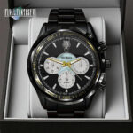 Final Fantasy VII x Cloud Strife Black Stainless Steel Watch – GNE7395