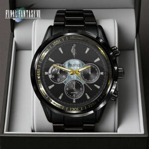 Final Fantasy VII x Sephiroth Black Stainless Steel Watch - GNE7394